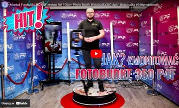 Фотобудка 360 поколение 2.0 LED 100 см Basic Photo Booth 360