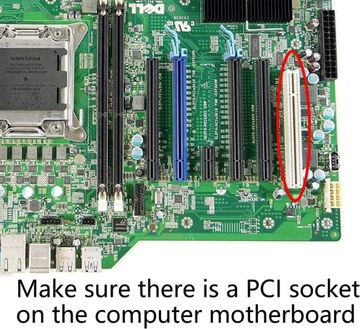 CERRXIAN 5-portowa karta rozszerzeń PCI na USB 2.0