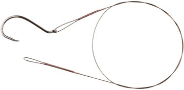 Przypon stalowy z hakiem Mikado 1/0 10kg 30cm