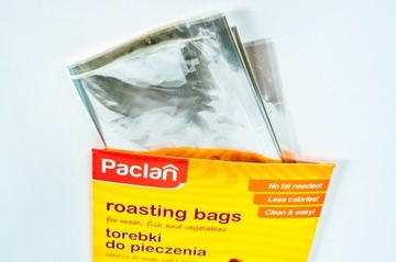 Torebki do pieczenia PACLAN z klipsem do mięsa i warzyw kieszeń