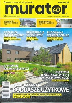 Murator 12/2023 (476) PODDASZE UŻYTKOWE