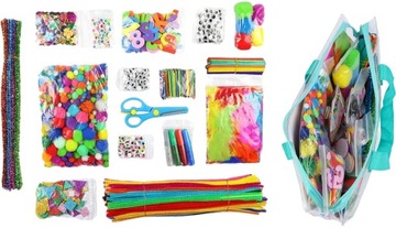 НАБОР ТВОРЧЕСКИЙ, пластик, художественный подарок для детей, 2000 шт.