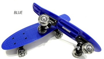 STRONG SKATEBOARD FIZZ BOARD МАЛЕНЬКАЯ 40 СМ СВЕТЯЩИЕСЯ СВЕТОДИОДНЫЕ КОЛЕСА 4 ЦВЕТА