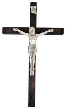KRZYŻYK DREWNIANY DO ZAWIESZENIA NA ŚCIANĘ KRZYŻ