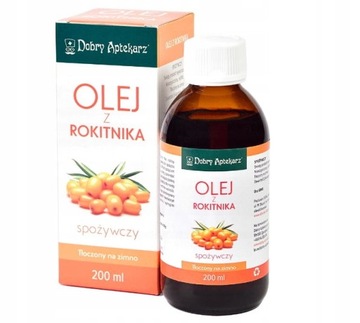Olej z owoców rokitnika 200ml - Dobry Aptekarz