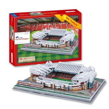 MANCHESTER UNITED STADION OLD TRAFFORD PUZZLE 3D