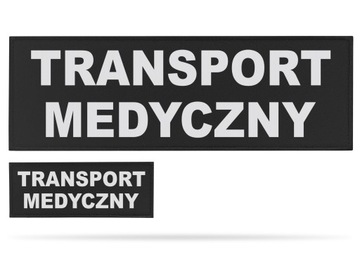 KOMPLET NASZYWEK ODBLASKOWYCH - TRANSPORT MEDYCZNY