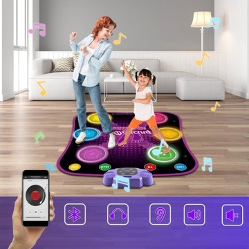ДЕТСКИЙ ТАНЦОВЫЙ КОВРИК С ПОДСВЕТКАМИ И МНОЖЕСТВОМ ДИЗАЙНОВ ТАНЦОВАЛЬНЫЕ КОВРИКИ ИГРУШКИ