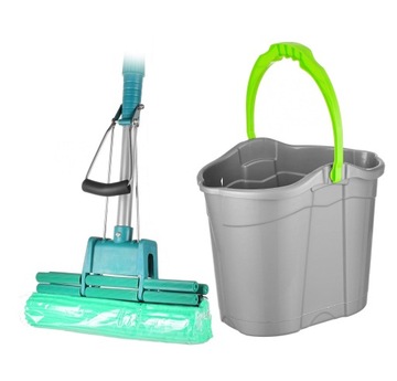 ZESTAW MOP GĄBKOWY TELESKOPOWY Z WIADRO 14L