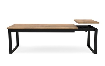 Stół loft S67 90/180/280 cm Dąb Wotan