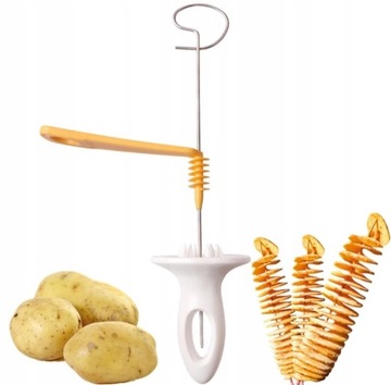 MASZYNKA DO ZIEMNIAKA CHIPSÓW ZAKRĘCONA FRYTKA
