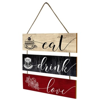 Деревянный настенный знак, украшение стены кухни фермерского дома