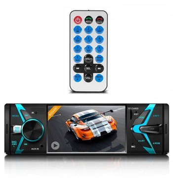 Автомобильный радиоприемник 1 DIN РАДИО FM MP3 MP4 MP5 AUX USB ЖК-ДИСПЛЕЙ BT