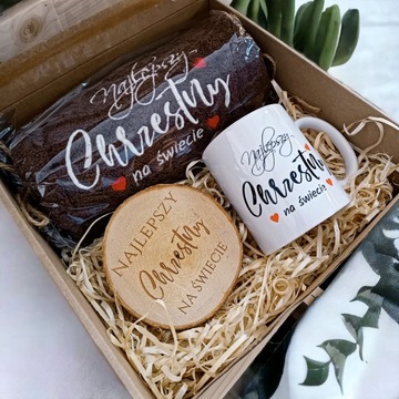 ПОДАРОК ​​на крестильное полотенце от крестного отца