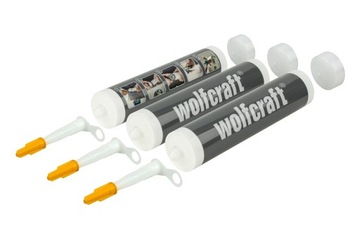 Puste tuby kartusze 310ml 3szt do pistoletów do silikonu wolfcraft 4044000