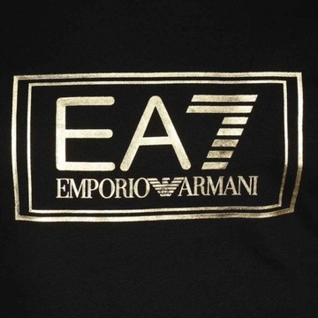 EMPORIO ARMANI EA7 efektowny męski t-shirt GOLD M