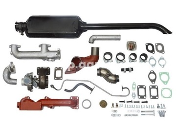 ZESTAW KOMPLET TURBO MTZ 82 820 RUSKI TŁUMIK