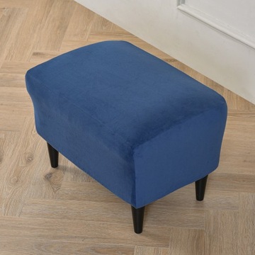 Велюровый чехол для комплекта кресла и подставки для ног