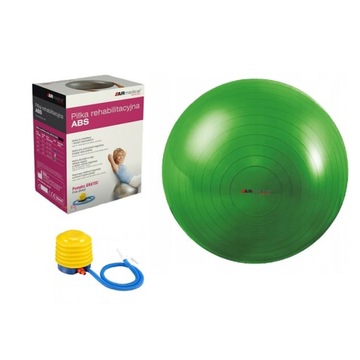 PIŁKA GIMNASTYCZNA REHABILITACYJNA 85CM z POMPKĄ