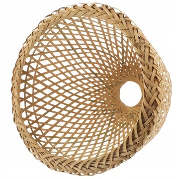 Bambusowy abażur Boho wisząca lampa sufitowa