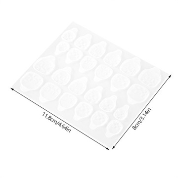 10 SZT NAKLEJKI POD TIPSY DO PAZNOKCI DWUSTRONNE