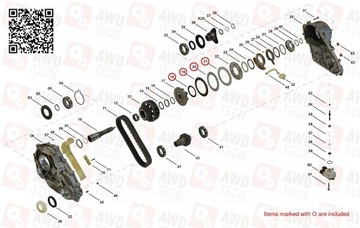Комплект фрикционных дисков (BMW ATC350 ATC450/Porsche PL72 ATC)