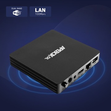 Dekoder IPTV 4K HDR Apebox OL Linux OS WiFi KODI Stalker M3U TV internetowa