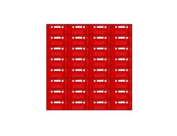 E2 skrzynka EURO z atestem 600x400x200 paleta 50 szt