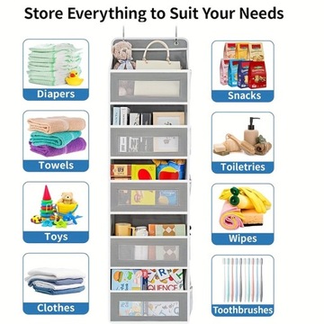 Подвесной органайзер для хранения за дверью, контейнер-органайзер