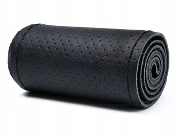 ЧЕХОЛ РУЛЕВОГО КОЛЕСА ИЗ ЦЕЛОГО куска кожи. Материал Противоскользящий.