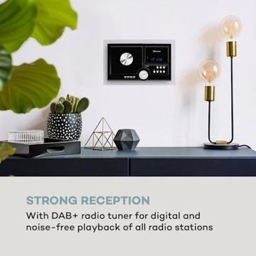 СТИЛЬНАЯ СТЕРЕОСИСТЕМА DAB+, CD, USB, BLUETOOTH