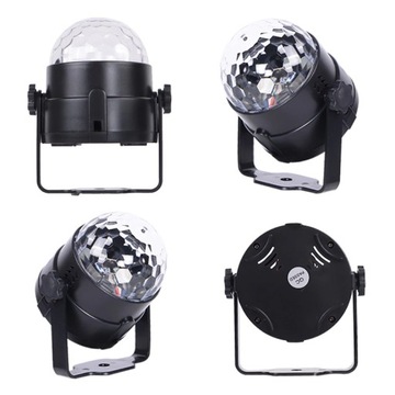 DISCO DISCO BALL RGB LED ПРОЕКТОР + ПУЛЬТ ДИСТАНЦИОННОГО УПРАВЛЕНИЯ