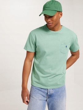 Polo Ralph Lauren NG5 qad klasyczny t-shirt logo haft kieszonka S