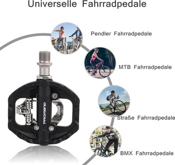 Велосипедные педали Promend Platform MTB SPD, легкие, прочные, универсальные