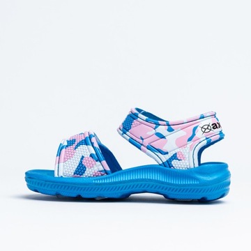 AXIM 2234 ЛЕГКИЕ ДЕТСКИЕ САНДАЛИИ ИЗ ВОДНОЙ ПЕНЫ КАМУФЛЯЖНЫЙ СИНИЙ РОЗОВЫЙ R30