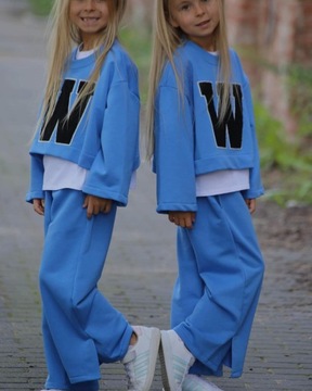 QBA KIDS SPODNIE SZWEDY DRESOWE NIEBIESKIE r 140