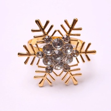 Рождественские держатели для колец для салфеток, металлический рождественский венок, колокольчик, лось, салфетка Санта-Клауса