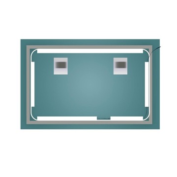 СВЕТОДИОДНОЕ ЗЕРКАЛО ДЛЯ ВАННОЙ 60x80 СЕНСОРНЫЙ ВЫКЛЮЧАТЕЛЬ