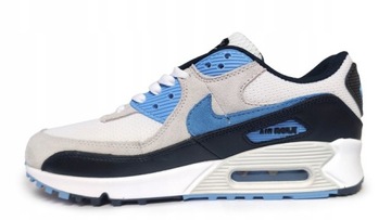 BUTY SPORTOWE MĘSKIE NIKE AIR MAX 90 WHITE UNIVERSITY BLUE DQ4071-101 r 41