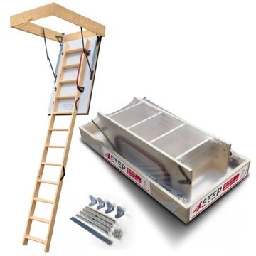 Schody Strychowe EXTRA 46mm,130x70 + MOCOWANIA