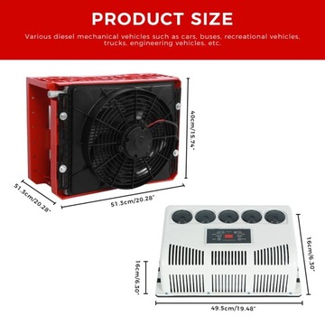 Sunster 12V Parking Кондиционер для автобуса, трактора, камеры