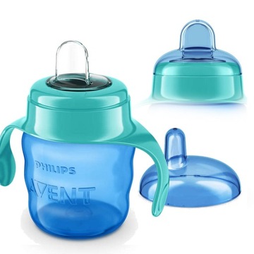 AVENT СЕРЕБРЯНАЯ КРУЖКА-БУТЫЛКА 200 МЛ НОВАЯ СЕРИЯ 6M+