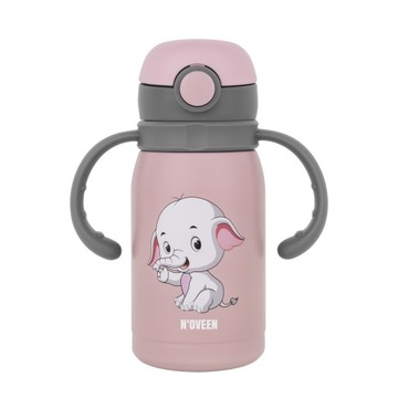 ТЕРМОС КРУЖКА ДЛЯ ДЕТЕЙ БУТЫЛКА БУТЫЛКА С ТРУБКОЙ 2В1 РУЧКА ПОВОДОК