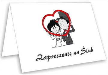 Zaproszenia Zaproszenie ŚLUB KOŚCIELNY i CYWILNY