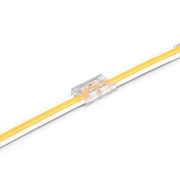 Złączka PODWÓJNA do taśm COB LED STRIP 8mm DOCISKOWA