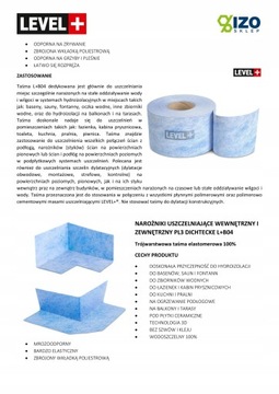 Hydroizolacja Łazienki Zestaw Taśma 10m Narożniki