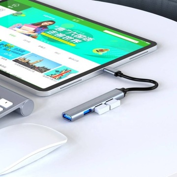 АДАПТЕР РАЗВЕТВИТЕЛЬ АДАПТЕР РАЗВЕТВИТЕЛЬ USB-C 3.1 OTG 4x USB-A