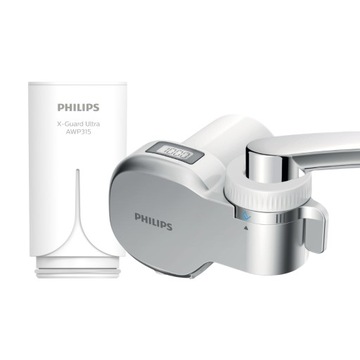Filtr na kran PHILIPS AWP3756P1 z wkładem ultrafiltracyjnym, filtr nakanowy