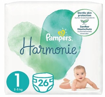 Pieluszki Pampers Harmonie 1 Newborn 26 szt