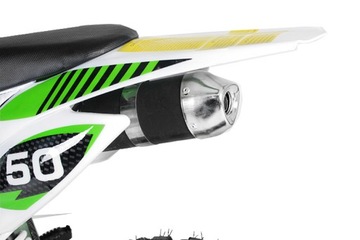 Gazelle Deluxe e-start CROSS spalinowy 50 cc dla dziecka zielony